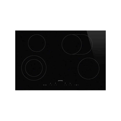 Smeg 77cm Ceramic Glass Hob - Black