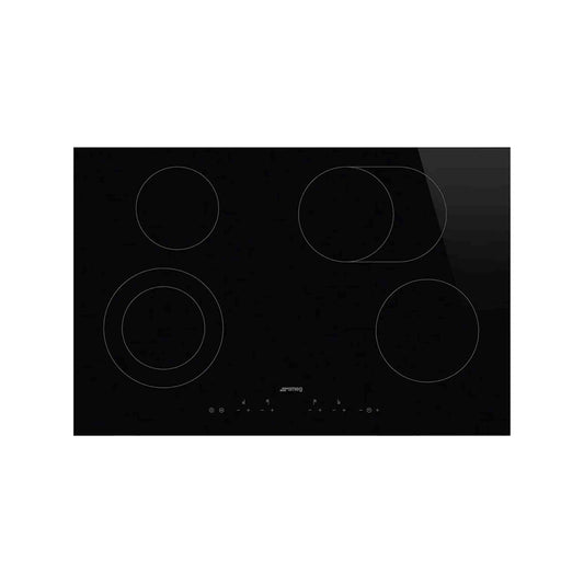 Smeg 77cm Ceramic Glass Hob - Black