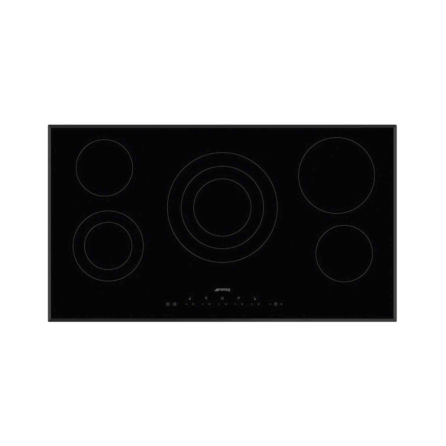 Smeg 90cm Ceramic Glass Hob - Black