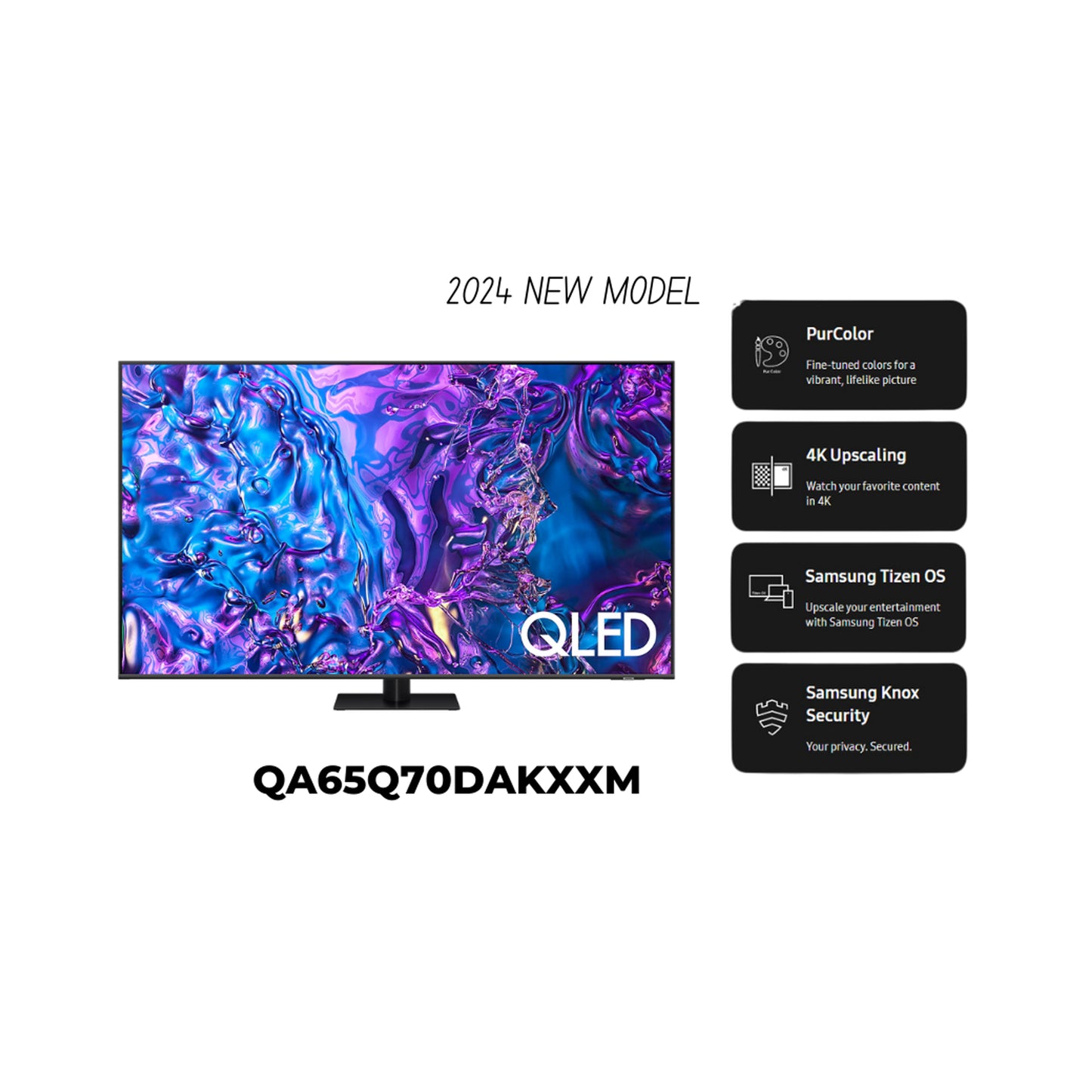 Samsung 65 Inch Q70D QLED 4K Smart TV QA65Q70D