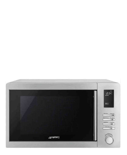 Smeg 25Lt Countertop Microwave Oven - Silver