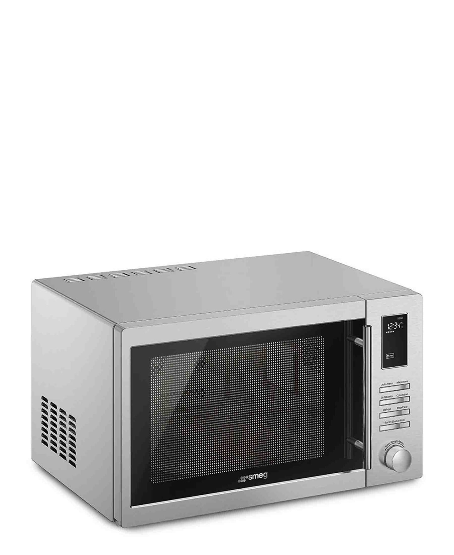 Smeg 25Lt Countertop Microwave Oven - Silver