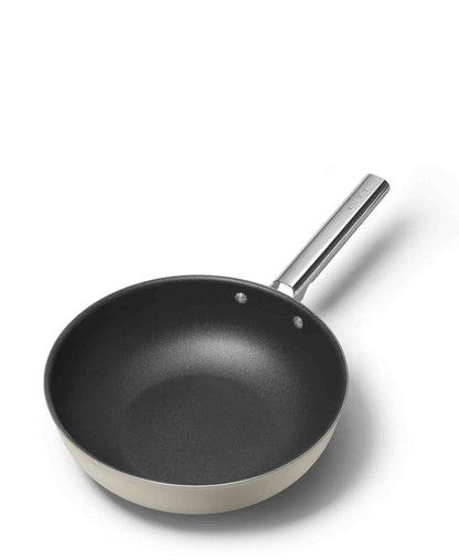 Smeg 30cm Wok - Cream