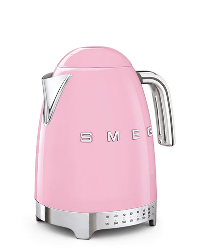 Smeg 50's Style Retro Variable Temperature Kettle - Pink