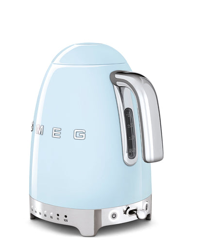 Smeg 50's Style Retro Variable Temperature Kettle - Blue