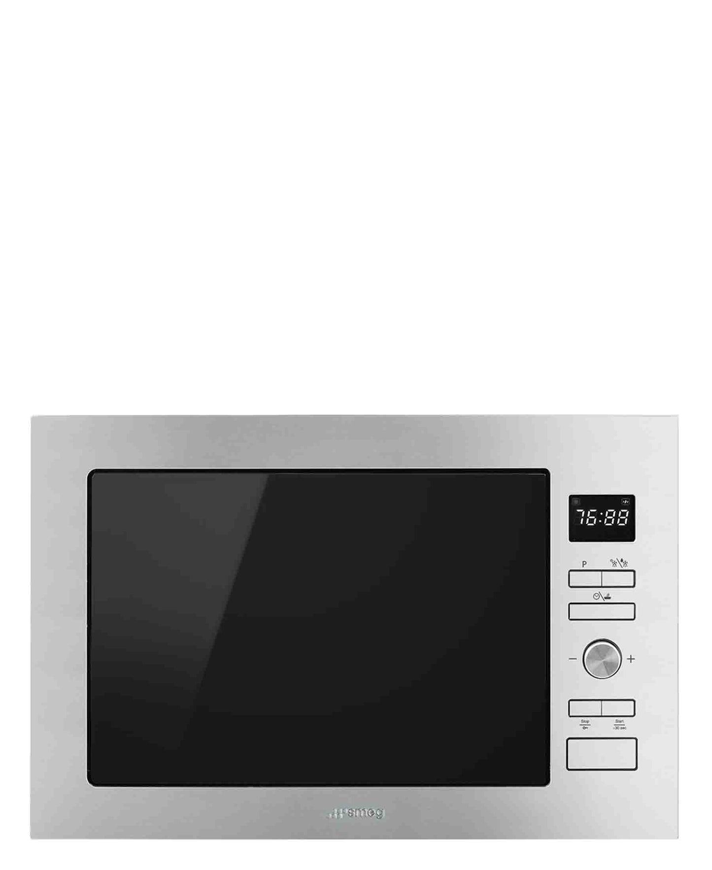 Smeg 60cm Built-In Classic Compact Microwave Oven - Silver