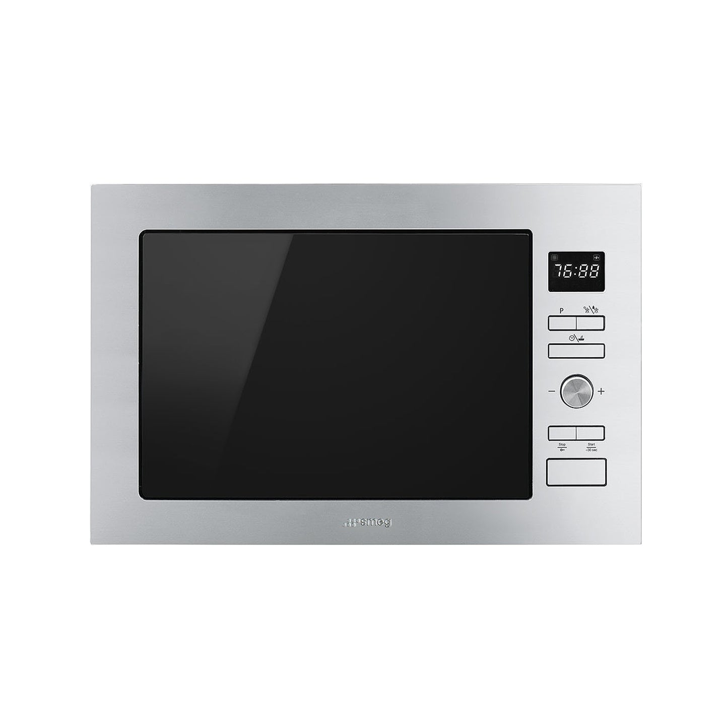 Smeg 60cm Built-In Classic Compact Microwave Oven - Silver