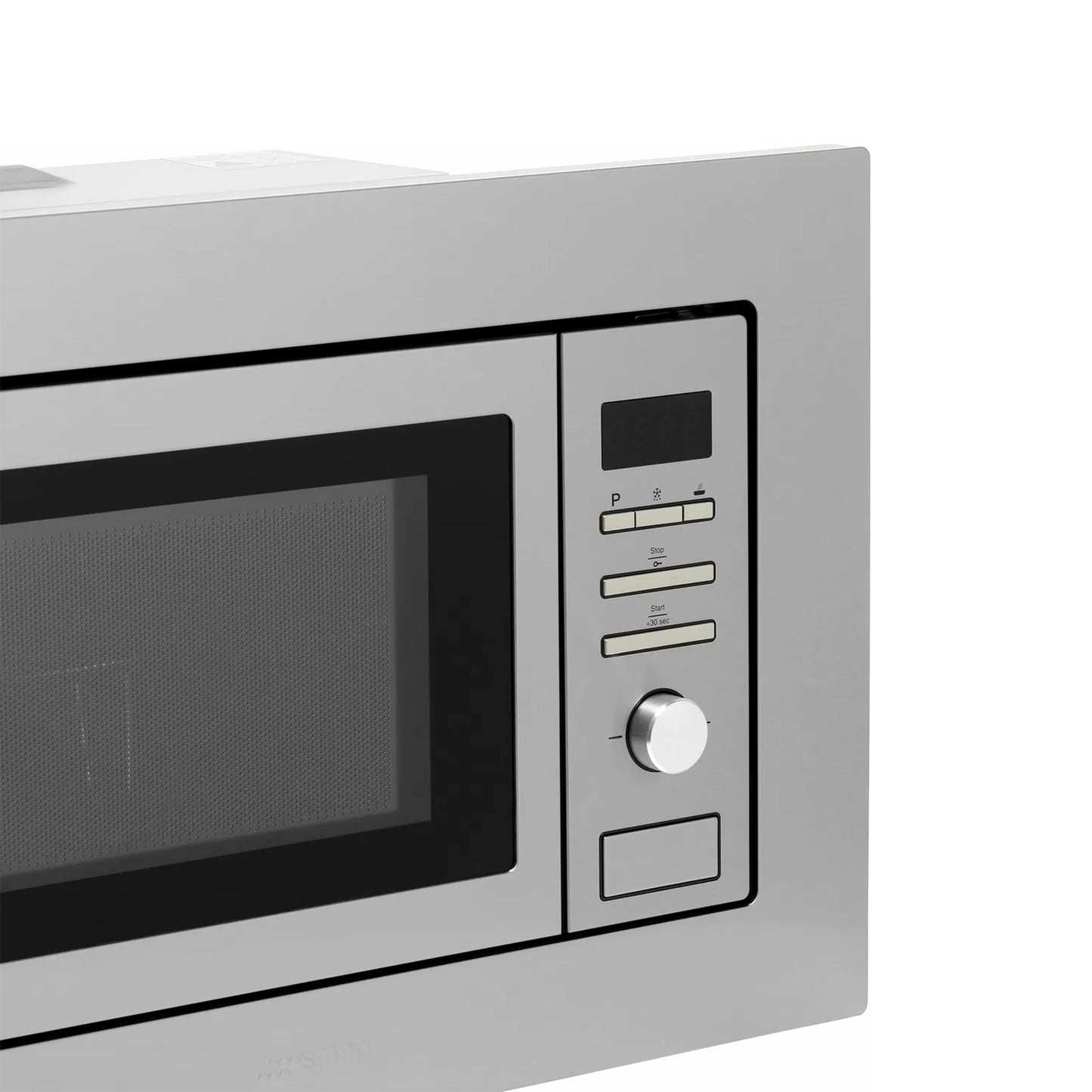 Smeg 60cm Built-In Classic Compact Microwave Oven - Silver