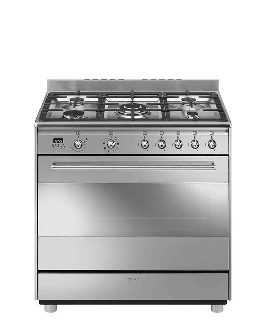 Smeg 90cm 5 Burner Gas & Electric Cooker Classica - SSA91MAX9