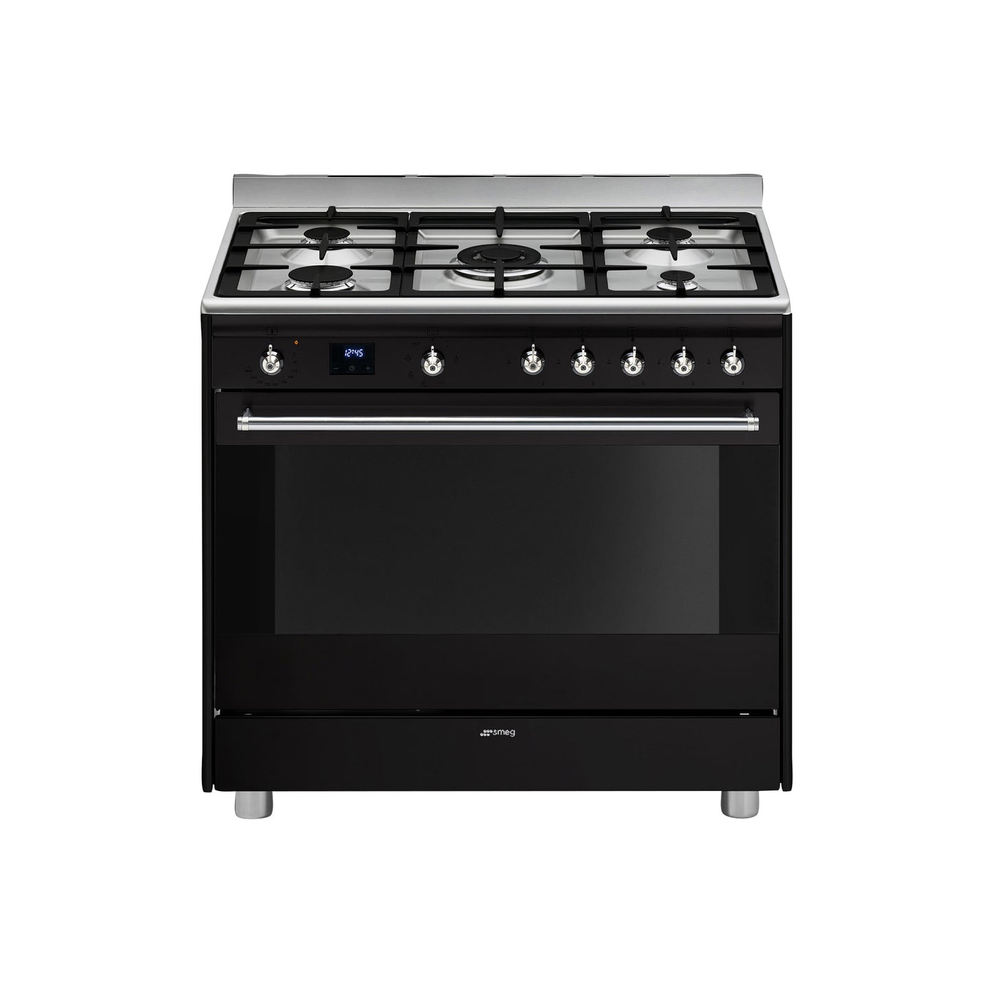 Smeg 90cm Cooker with Gas Hob - SSA91MABL2