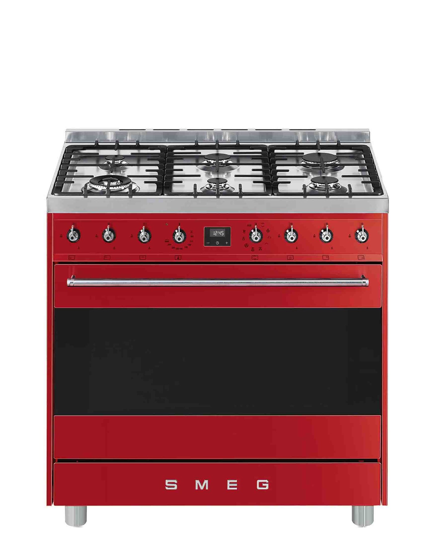 Smeg 90cm Gas/Electric Cooker - Red
