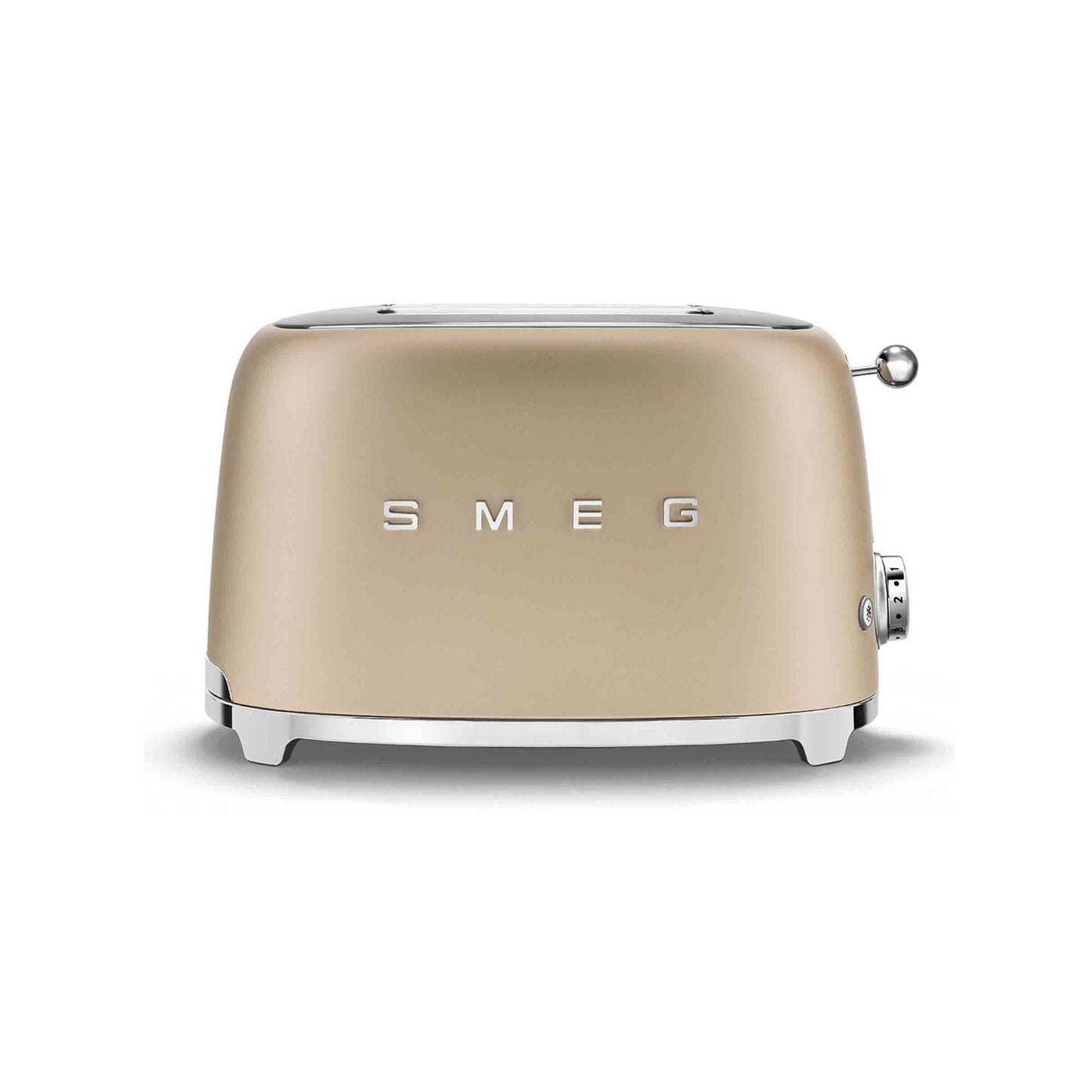 Smeg Retro 2 Slice Toaster - Matte Champagne