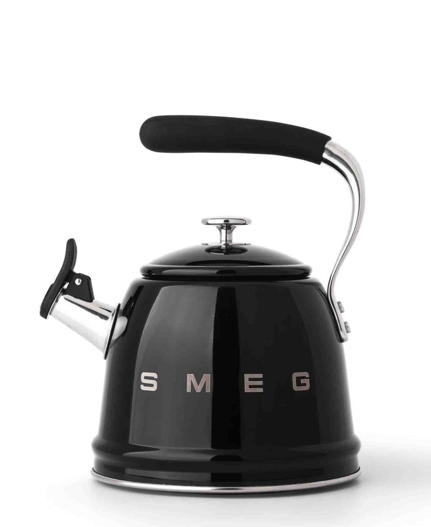 Smeg Whistling Stovetop Kettle - Black