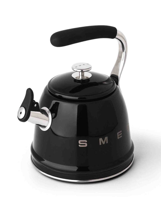 Smeg Whistling Stovetop Kettle - Black