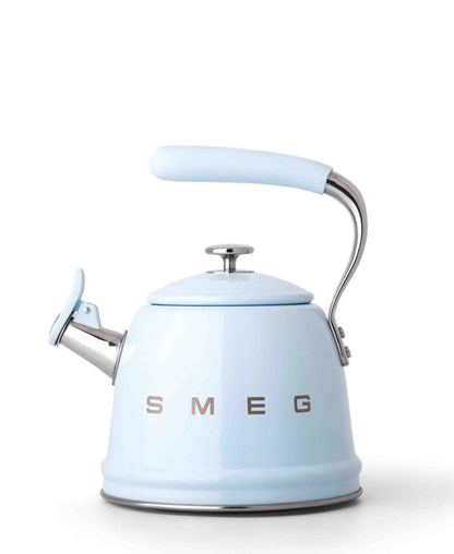 Smeg Whistling Stovetop Kettle - Pastel Blue