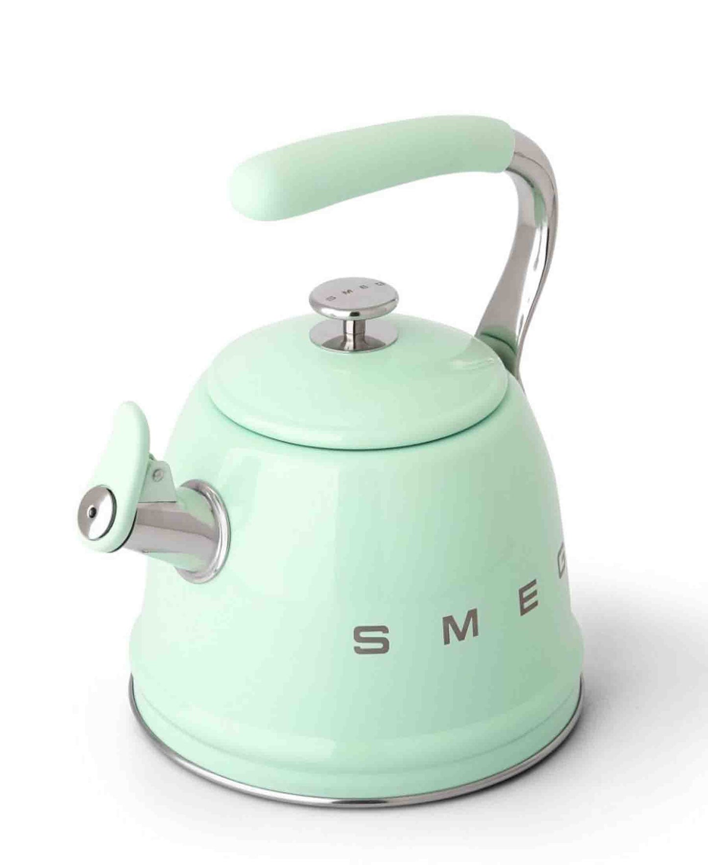 Smeg Whistling Stovetop Kettle - Pastel Green