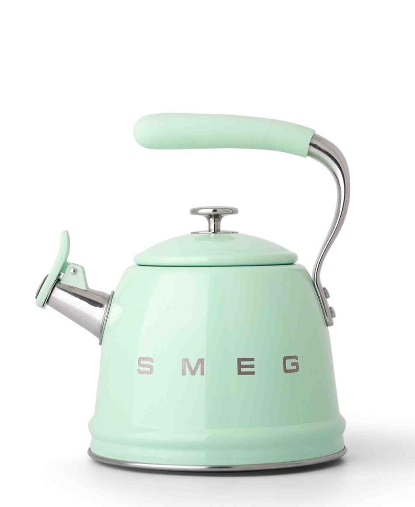 Smeg Whistling Stovetop Kettle - Pastel Green