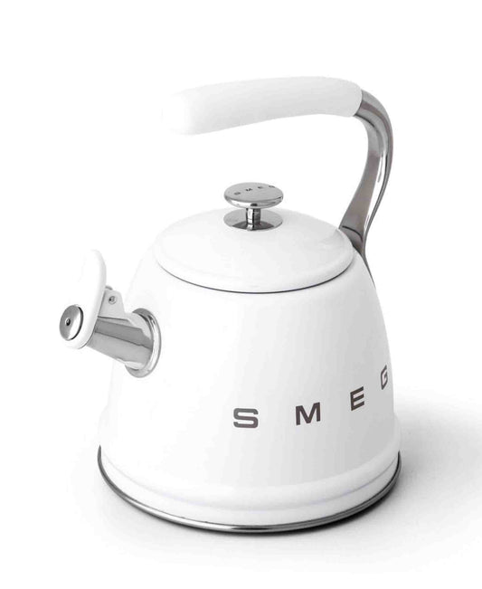 Smeg Whistling Stovetop Kettle - White