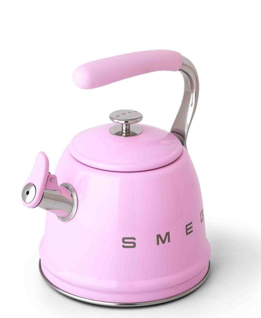 Smeg Whistling Stovetop Kettle - Pink