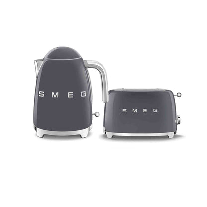 Smeg Kettle & Toaster Combo - Grey