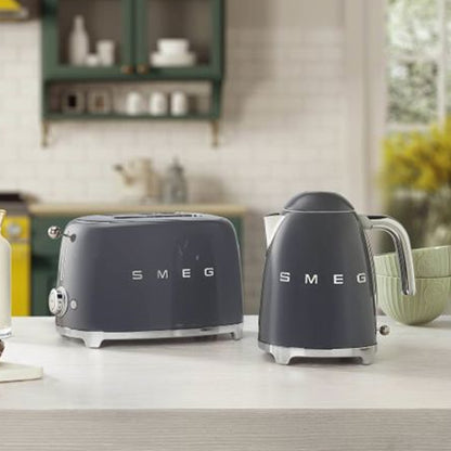 Smeg Kettle & Toaster Combo - Grey