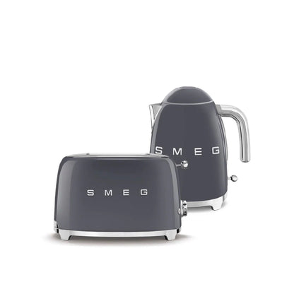 Smeg Kettle & Toaster Combo - Grey