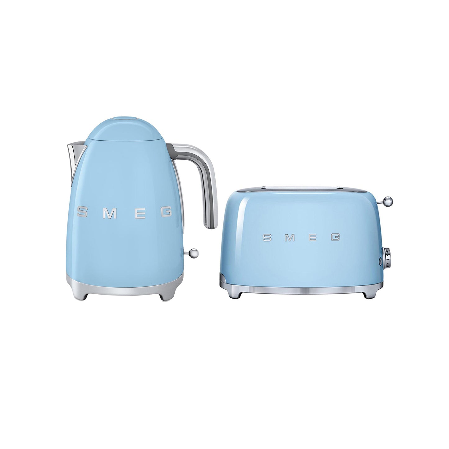 Smeg Kettle & Toaster Combo - Pastel Blue