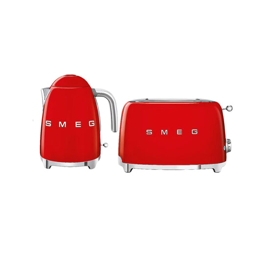 Smeg Kettle & Toaster Combo - Red