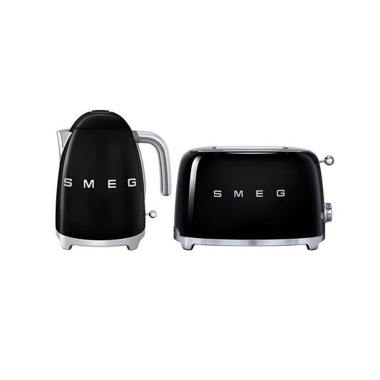 Smeg Kettle & Toaster Combo Black