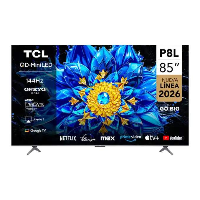 TCL 85" P8L Premium QD-Mini LED Google TV 144Hz 85P8L