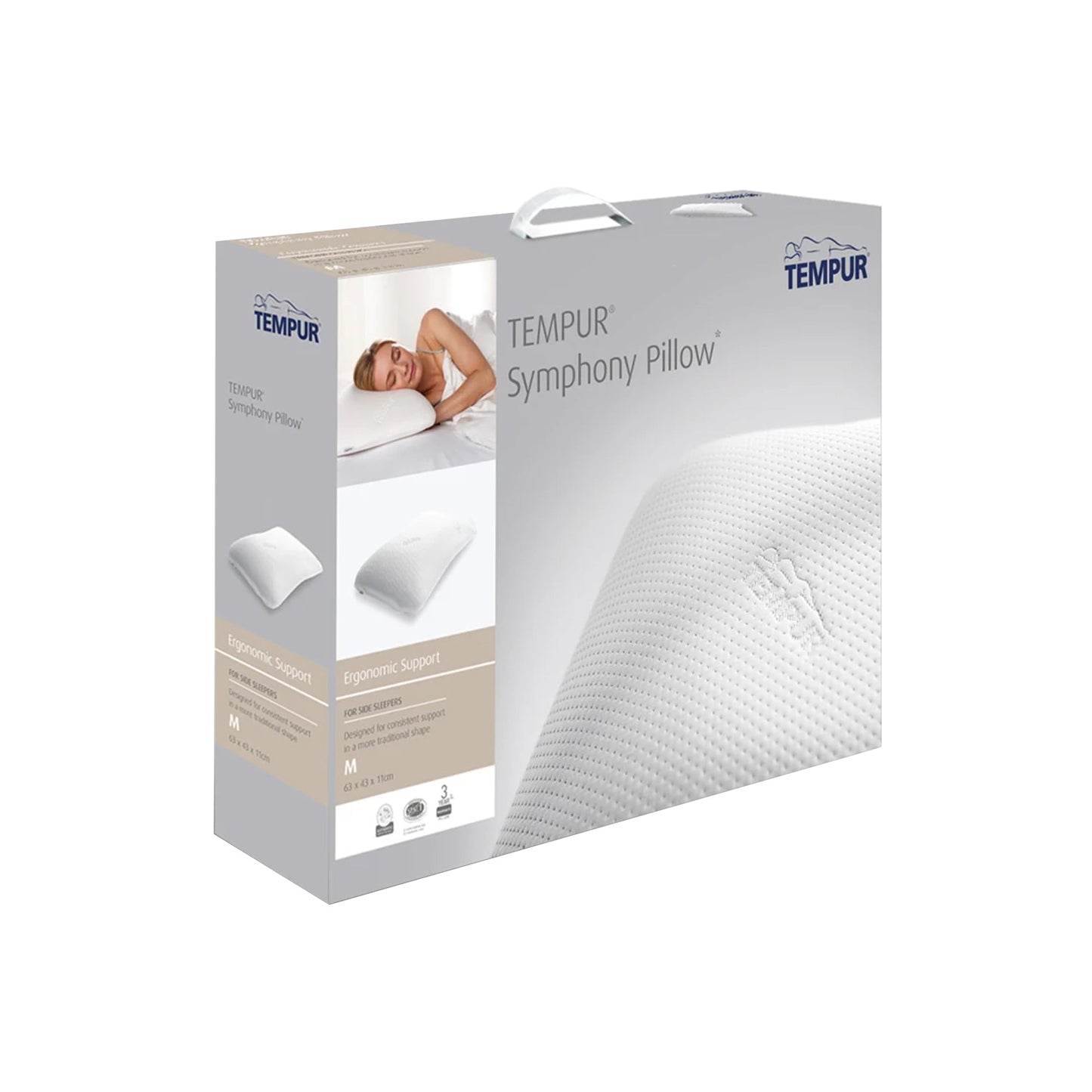 Tempur Symphony Large Pillow White