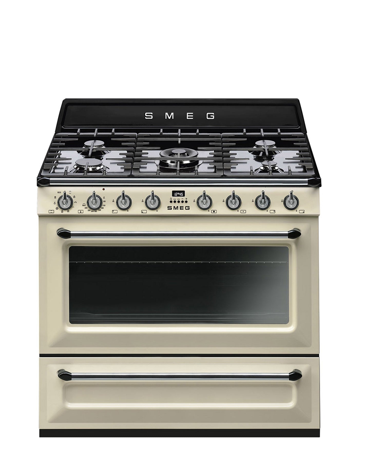 Smeg Victoria Gas-Electric Range Cooker - Cream