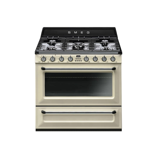 Smeg Victoria Gas-Electric Range Cooker - Cream