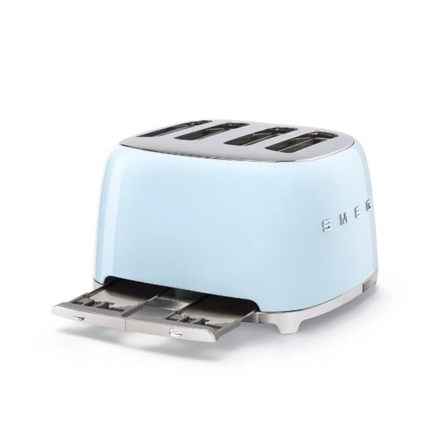 Smeg Retro 2000W 4 Slice Square Toaster - Blue