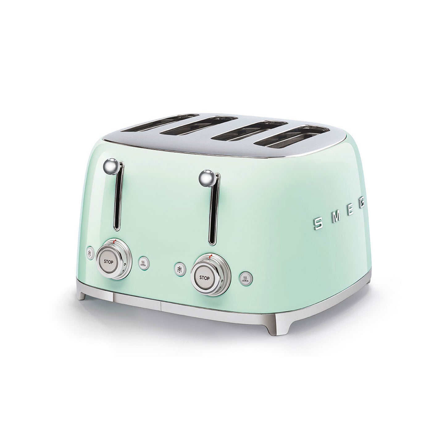 Smeg Retro 2000W 4 Slice Square Toaster - Green