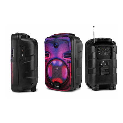 Telefunken Transparent Speaker TTS-650 side, front and back