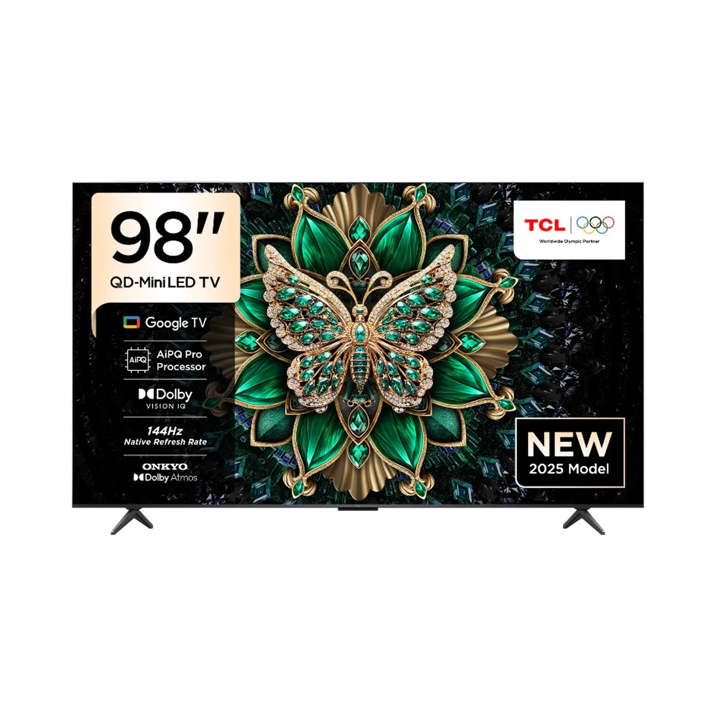 TCL 98" Premium 144Hz QD-MiniLED TV With Onkyo 2.1 Sound (98C6K)