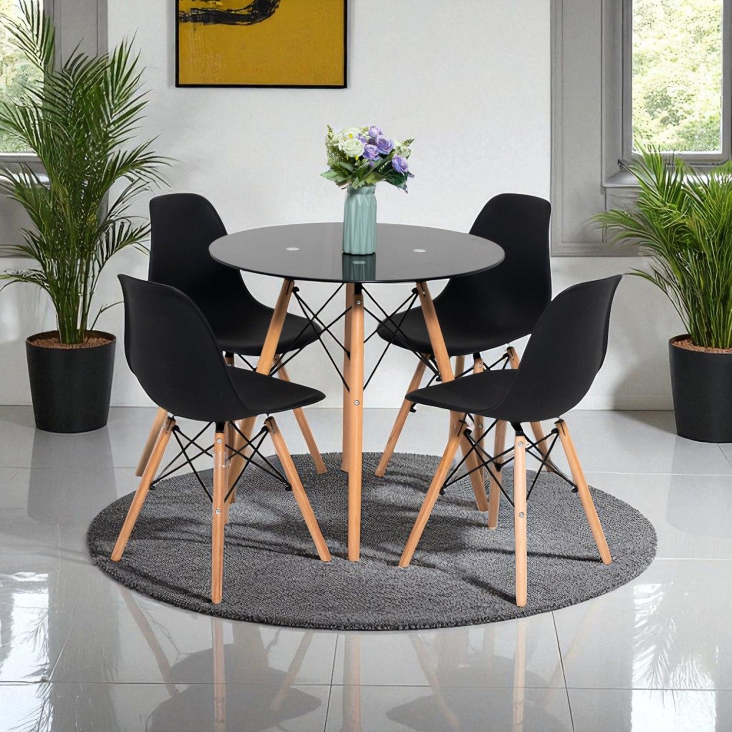 5 Pc Dining Room Table  T-801A