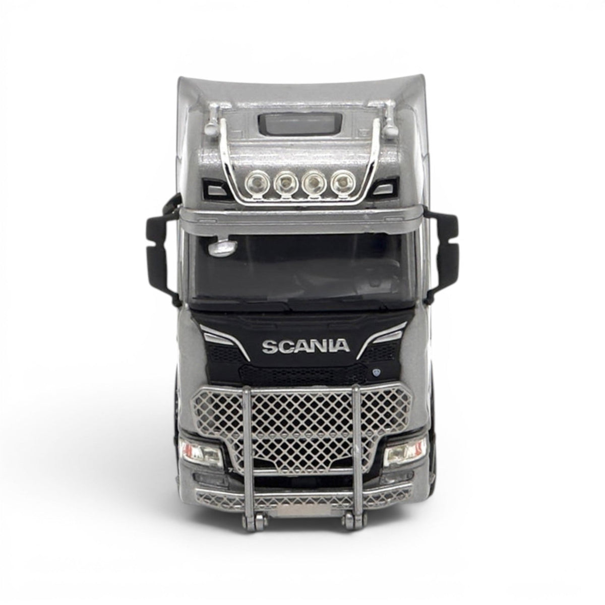 1:64 Alloy Scania Truck with Container Blue