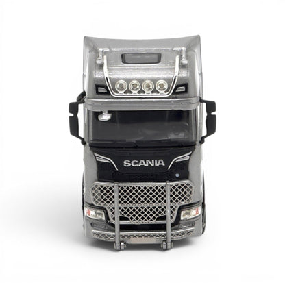 1:64 Alloy Scania Truck with Container Blue