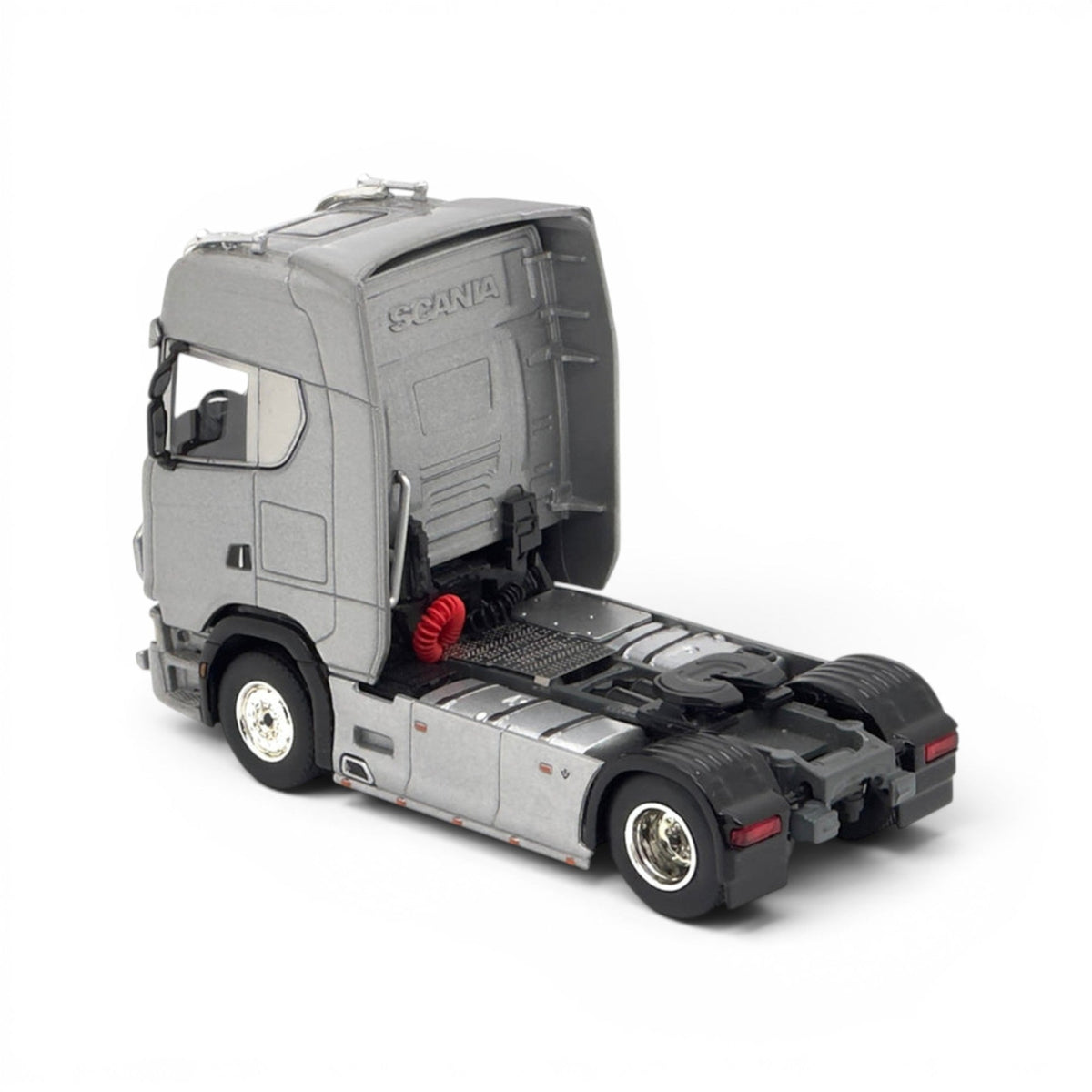 1:64 Alloy Scania Truck with Container Dark Blue
