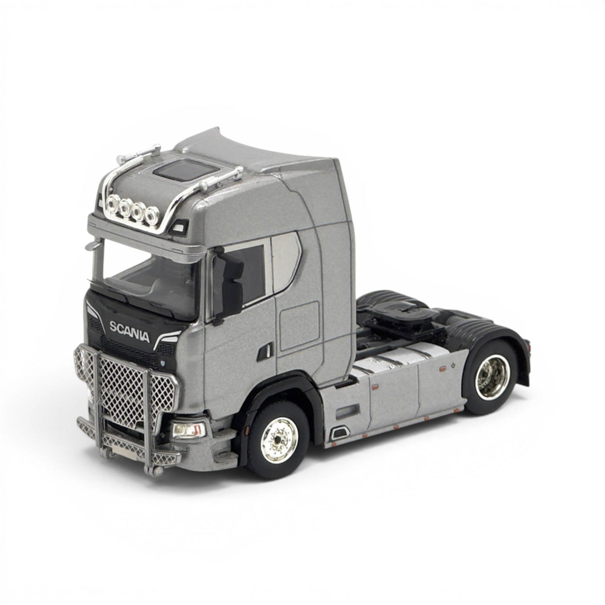 1:64 Alloy Scania Truck with Container Yellow
