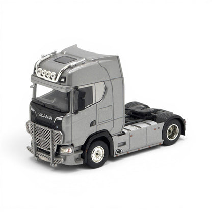 1:64 Alloy Scania Truck with Container Red