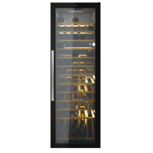 Candy DiVino 81 Bottle Monozone Wine Cooler with Bamboo Shelves – WiFi & BT