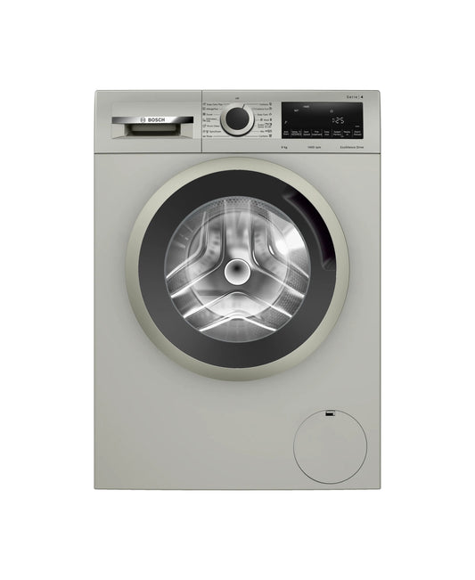 Bosch Series 4 Frontloader Washing Machine 9 kg - Silver inox