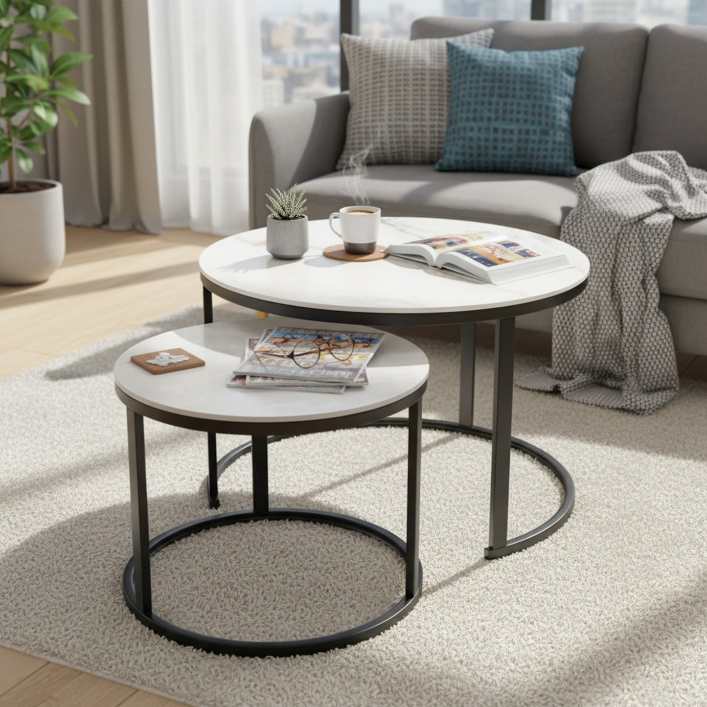 Aura 2 Piece Coffee Table  CA0297
