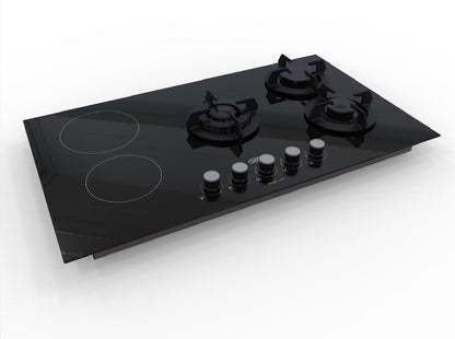 Defy DHG902 90cm Hybrid Gas and Electric Hob