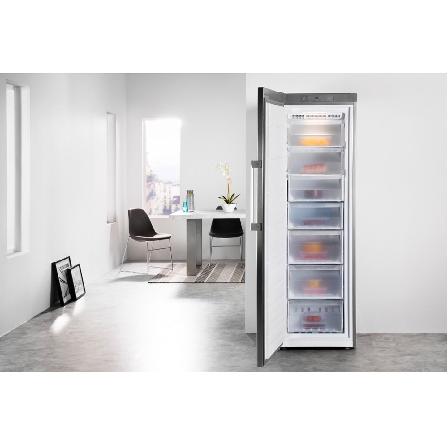 Whirlpool 260L Inox Full Freezer – UW8F1CXBN