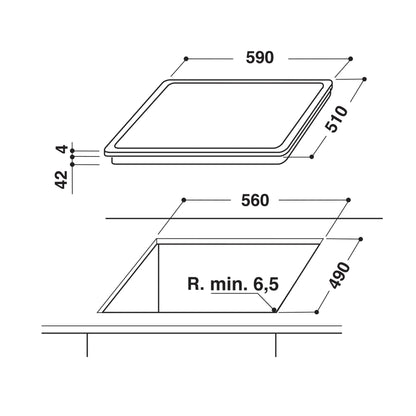 Whirlpool hob - AKT 109 NE