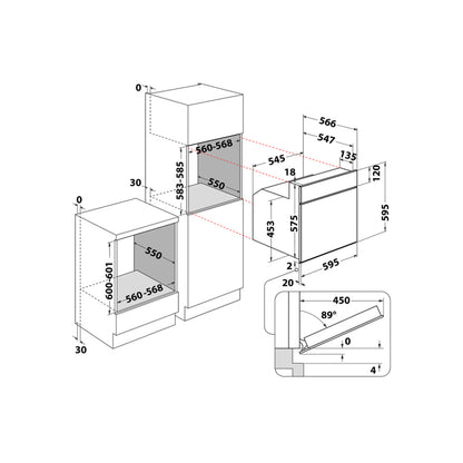 Whirlpool Oven Hob Combo GOA 6423/NB + AKP 742 IX